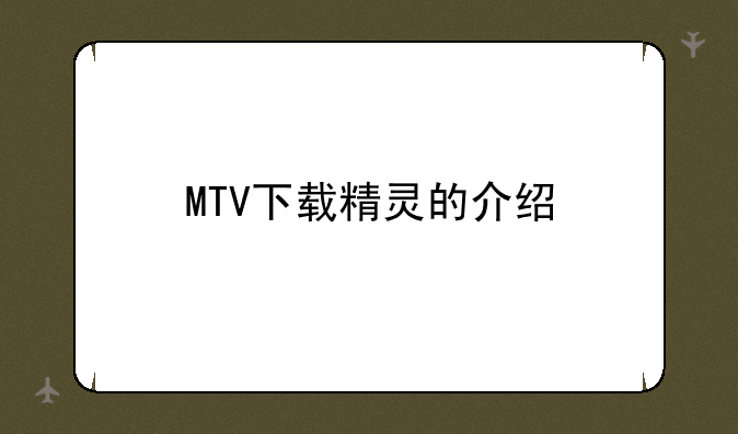 MTV下载精灵的介绍
