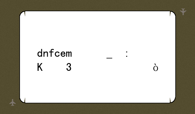 dnfceo套排行第几？