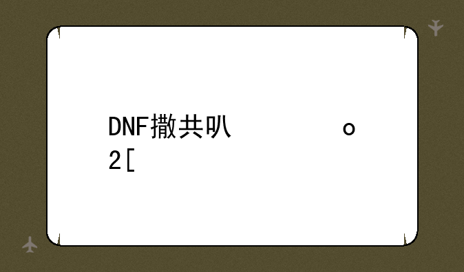 DNF撒共可以进化几次