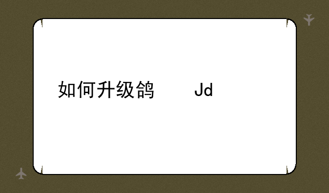 如何升级鸿蒙2.0系统