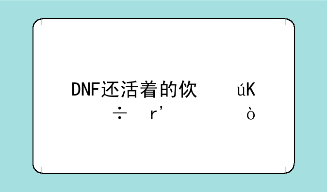 DNF还活着的使徒都有谁？