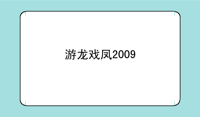 游龙戏凤2009