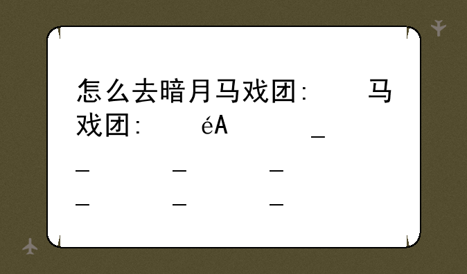 怎么去暗月马戏团:暗月马戏团在哪儿